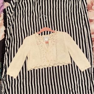 Ralph Lauren off white cardigan 9 months